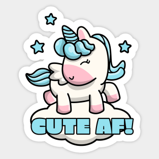 Cute AF Sticker